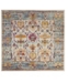Safavieh Crystal Cream and Teal 7' x 7' Square Area Rug